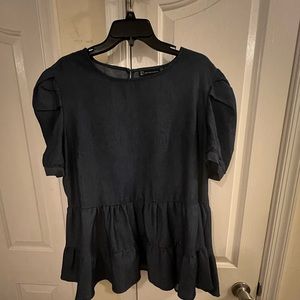 Plus babydoll tier top